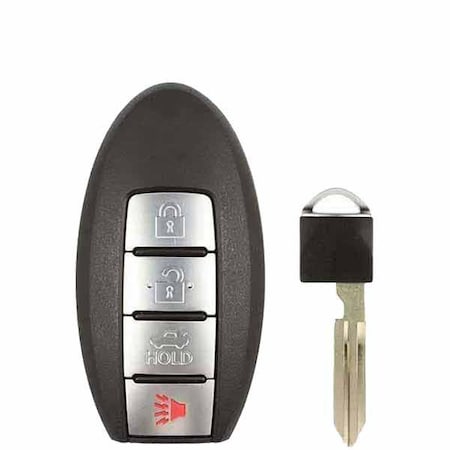 Keyless Factory KeylessFactory: 2016-2020 Infiniti Q50 Q60 / 4-Button Smart Key / PN: 285E3-4HB0C / KR5S180144204 RSK-INF-Q5004